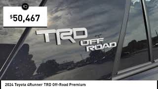 2024 Toyota 4Runner TRD OffRoad Premium New 39053 [upl. by Aimahc609]