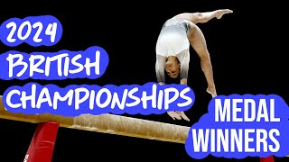 2024 British Gymnastics Championships Medal Winners [upl. by Sender]