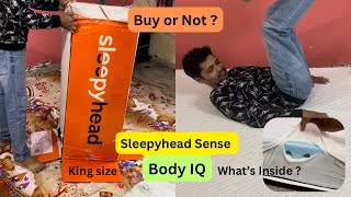 Sleepyhead Sense  BodylQ Orthopedic Memory Cooling Tech 8” King Size Mattress 78”x 72” Review [upl. by Ejroj15]