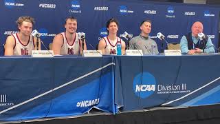 HampdenSydney Basketball Final Four Postgame Press Conference [upl. by Natalya]