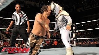 Los Matadores amp El Torito vs Jinder Mahal Drew McIntyre amp Hornswoggle Raw April 21 2014 [upl. by Galan377]