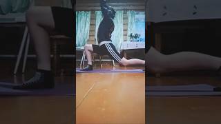 My evening yoga ❤️ yoga love evening training workout workoutathome workoutmotivation [upl. by Nawuj]