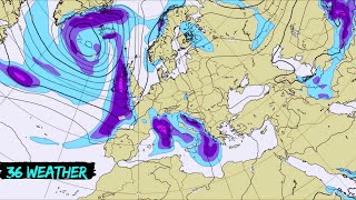 ΚΑΙΡΟΣ  8 Νοεμβρίου 2024  Μοντέλo ECMWF  Υετός  βροχές Καταιγίδες  Στην Ευρώπη [upl. by Garratt]