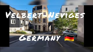 Walking Tour VelbertNeviges Germany 🇩🇪 [upl. by Akimehs248]