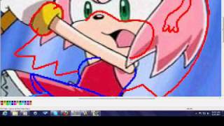 speed paint amy rose to tess the lioness part 1wmv [upl. by Micaela954]