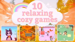 10 Upcoming Cozy amp Relaxing Games 🌼 [upl. by Haneeja]