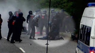 Bundespolizisten vs Schwarzer Block Streit um G20Einsatz  SPIEGEL TV [upl. by Nich624]