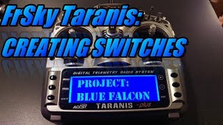 Taranis X9D How To Create Switches [upl. by Ramedlaw]