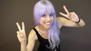 DIY LAVENDER hair  Superholly [upl. by Ahsemo286]