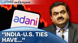 White House Reacts to Bribery Lawsuit Against Adani  Vantage on Firstpost [upl. by Eidahs]