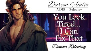 ASMR Voice You Look Tired I Can Fix That M4F Demon x Human Royalty Caring [upl. by Nnaillek878]