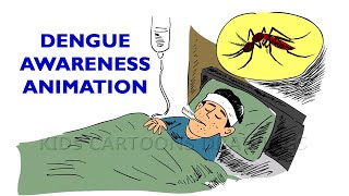 Dengue Awareness  Dengue Precautions 2d Animation  How to Prevent Dengue [upl. by Gelya]