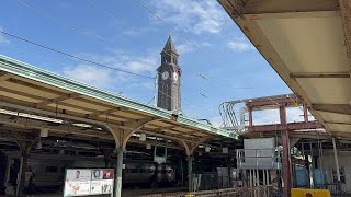 NJ Transit Gladstone Branch 301 to Summit  15 Minutes before departure announcement [upl. by Cinomod]