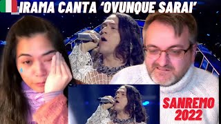 Sanremo 2022  Irama canta ‘Ovunque sarai’  🇩🇰NielsensTV REACTION [upl. by Vezza]