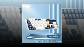 Aigo A108 Gaming Mechanical Keyboard  Rechargeable Gamer Keyboard  Magic Keyboard iPad Pro [upl. by Ander]