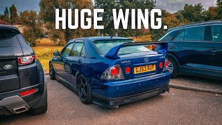 Installing a HUGE WING To The LEXUS IS200 INSANE EP2 [upl. by Adalai902]