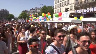 Live  Paris Gay Pride kicks off in the French capital [upl. by Parsaye]