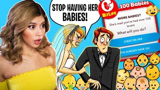 WORST Dad Wont Stop Having Babies with Random Girls in BitLife [upl. by Beilul89]