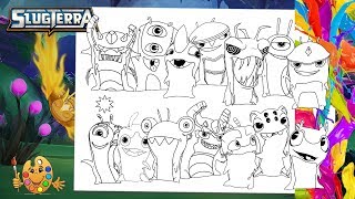 Coloring Slugterra  Slugs Super Combo Coloring Book amp Pages [upl. by Annabel]