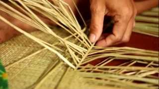 Ecofriendly Philippine mats Banig  a symbol of Filipino culture [upl. by Eetsirhc]