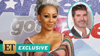 EXCLUSIVE Mel B on Why She Threw Water at Simon Cowell During Emotional AGT Episode [upl. by Aimerej]