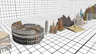 Architecture Size Comparison 3D [upl. by Garratt478]