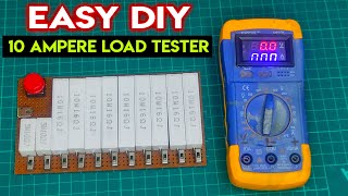 DIY Adjustable Constant Current Electronic Load Tester  10 Ampere DC Load Resistor Meter [upl. by Brent]