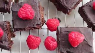 Raspberry Sweet Potato Brownies [upl. by Obrien]