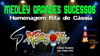 Karaokê Rita de Cássia  Especial Grandes Sucessos [upl. by Enahs]