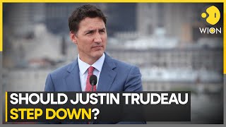 Justin Trudeau asked to step down as party leader  WION [upl. by Maleki696]