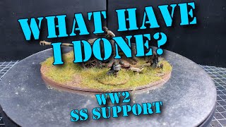 What have I Done 👀 28mm WW2 German Support Elements [upl. by Atoiganap]