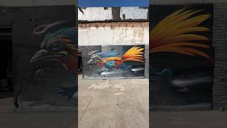 Meep Meep roadrunner streetart [upl. by Gaw]