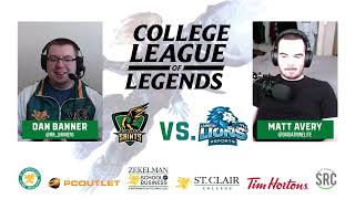 Lambton College vs St Clair College  cLoL Regular Season [upl. by Kaitlyn]