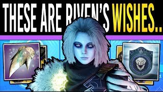 Destiny 2 These are Rivens Wishes How to Finish it FAST NEW Weekly Quest Rewards [upl. by Ellehcin]