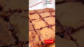 The easiest brownie recipe 😋 partagesderecettes [upl. by Anisamoht747]