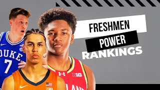 College Basketball Freshmen Power Rankings After Night One [upl. by Erb344]