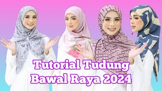 Tutorial Tudung Bawal Raya 2024 [upl. by Soisinoid]