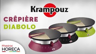 Crepiere diabolo krampouz  Materiel Horeca [upl. by Alyac]