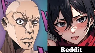 Attack on Titan  Anime vs Reddit [upl. by Sitruk219]