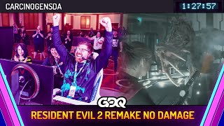 Resident Evil 2 Remake No Damage by CarcinogenSDA in 12757  Awesome Games Done Quick 2024 [upl. by Born783]