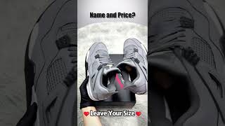 2024 Real VS Fake Jordan Air Jordan 4 Cool Grey Sneakers unboxing checking [upl. by Pape]