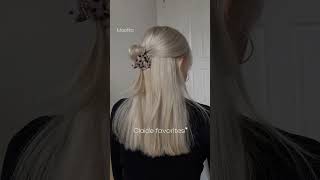 10 Haarklammer Frisuren [upl. by Ecnerrot]