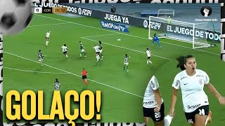 CORINTHIANS abre o placar na FINAL da LIBERTADORES contra o Palmeiras [upl. by Ennaitsirk]