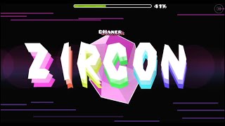 ON MOBILE Geometry Dash Zircon By DHaner Easy Demon 100 All Coin en movil PABLESTIK [upl. by Maryl]