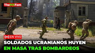 DESERCIONES MASIVAS EN EL EJERCITO UCRANIANO PANICO TRAS BOMBARDEOS CON FAB  TheMXFam [upl. by Nediarb]