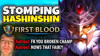 STOMPING INFAMOUS HASHINSHIN UNTIL HE RAGEQUITS LEVEL 1 KILL [upl. by Loy]