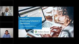 TaxWise Virtual Tax School Maximizing Schedule E Deductions [upl. by Mathe]