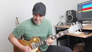 Testing My New RockBlues Guitar Backing Track [upl. by Maier]