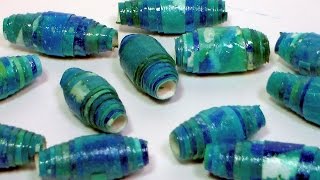 Bad Art Paper Beads crafty save [upl. by Alicirp238]