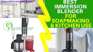 Best Immersion Hand Blender Unboxing Paderno Variable Speed 400W Immersion Blender For Soapmaking [upl. by Ahsotan801]